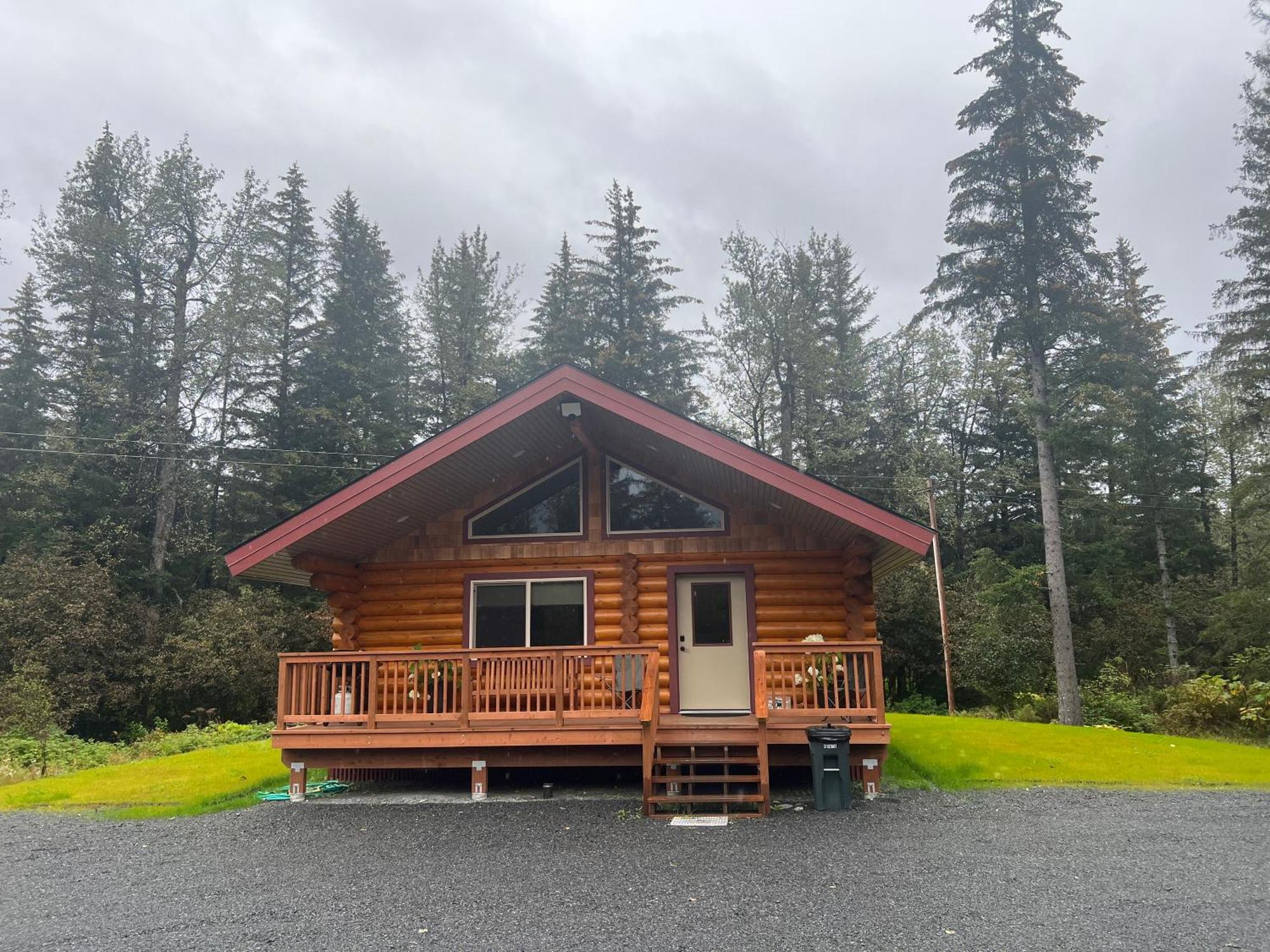 Clear Creek Cabin Сьюард Экстерьер фото